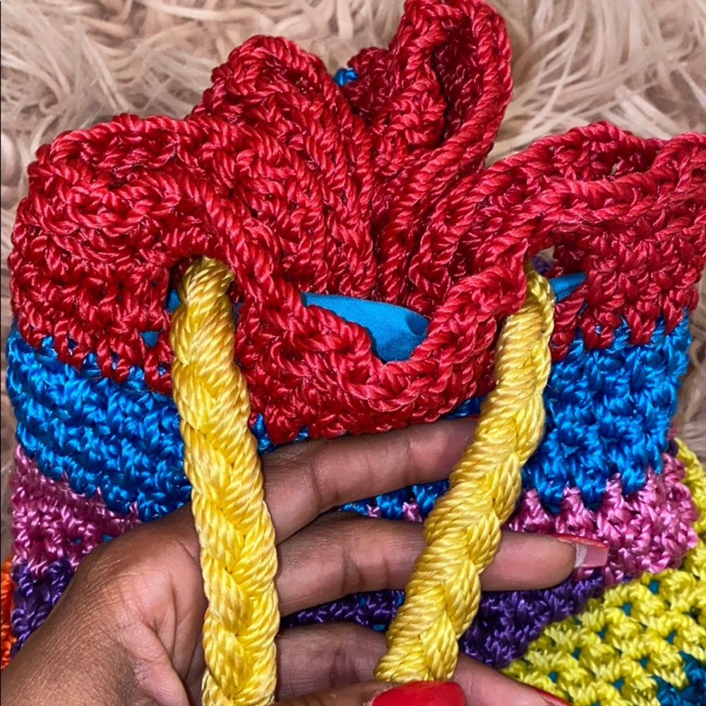 Knit backpack/ bag - Picture 3 of 3